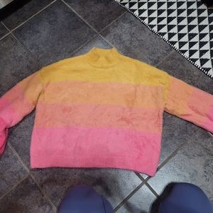 Colorblock ombre wild fable sweater